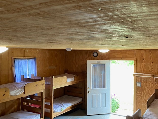 Red Cabin interior